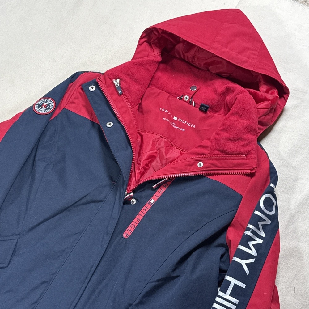 Tommy Hilfiger Women's Size Large Embroidered 3-In-1 All Weather System Jacket